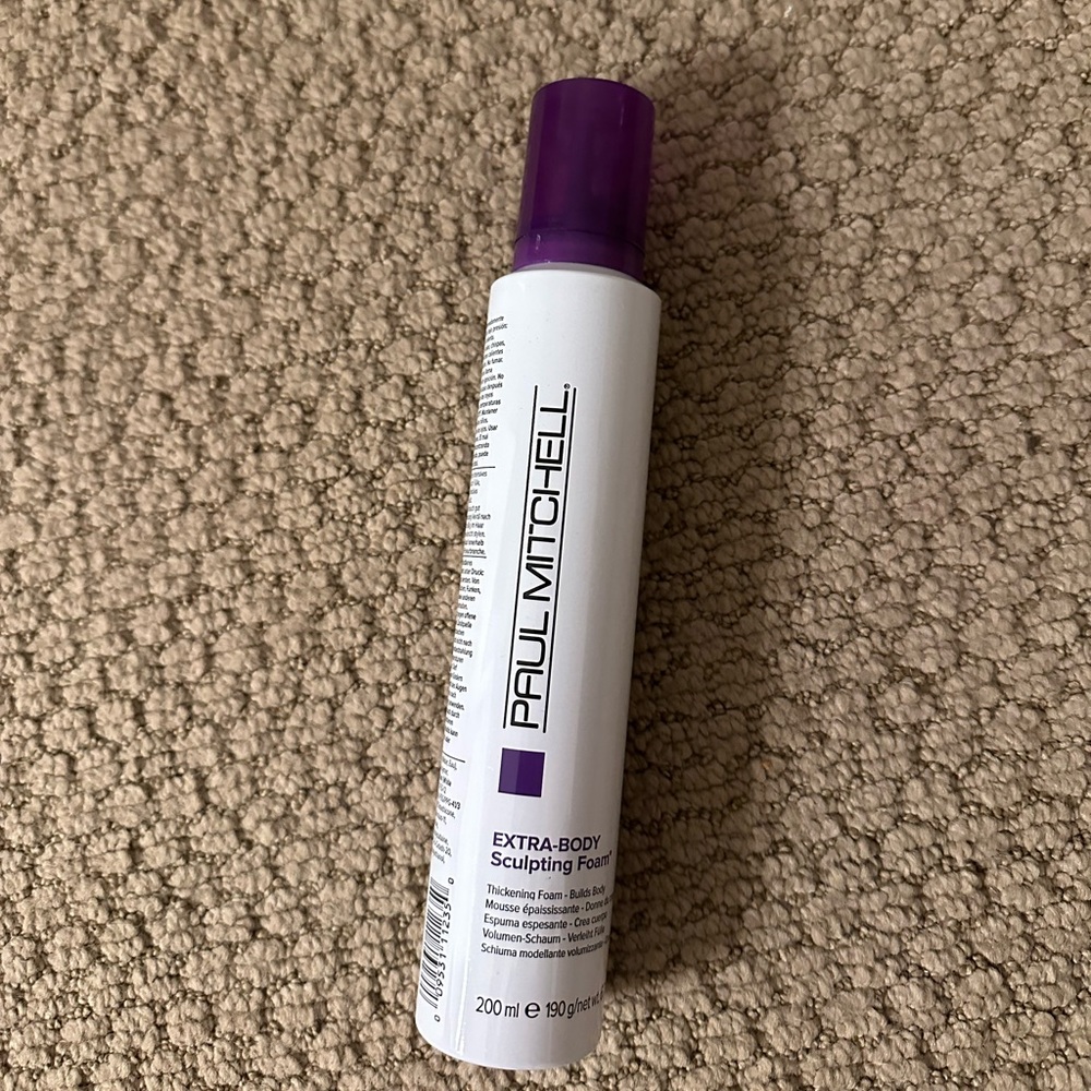 Paul Mitchell Extra-Body Foam with Purple Cap